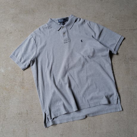 ［XL］POLO SHIRT_MADE IN USA_80-90s vintage