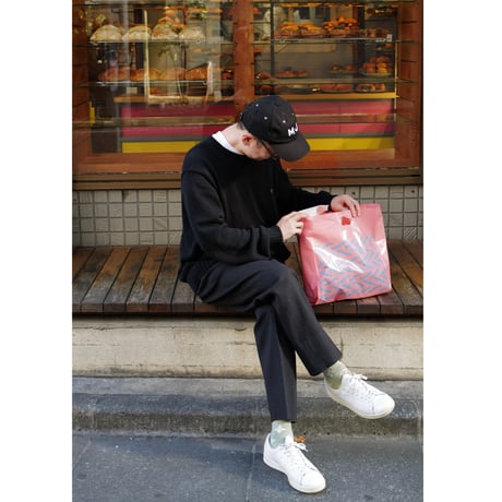 ［XXL］Vintage Polo Cotton Knit_Black