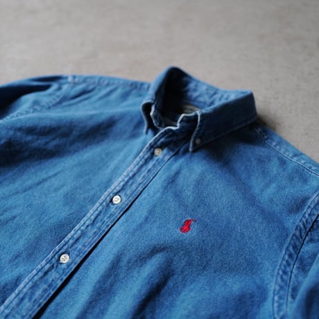 ［L］POLO COUNTRY Denim SHIRTS_80-90s vintage