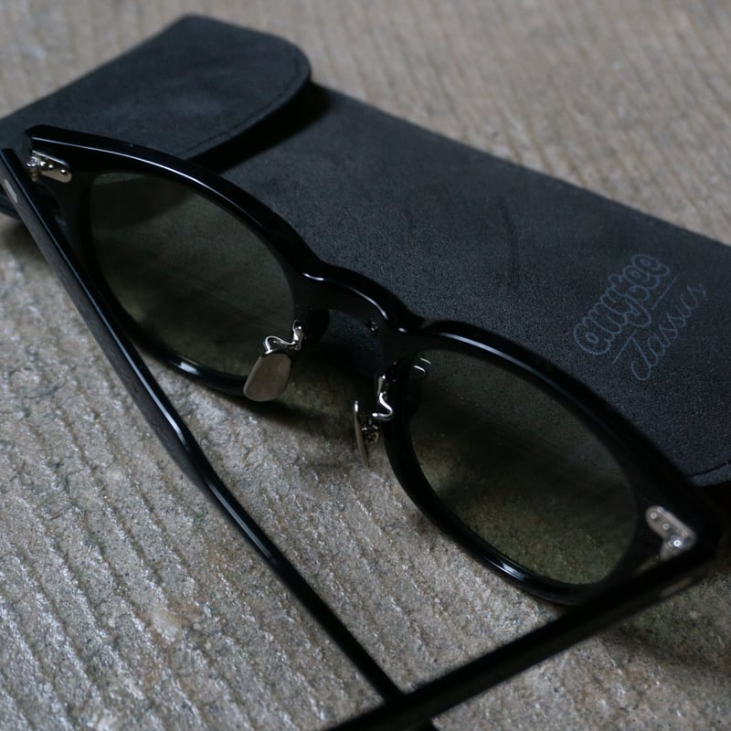 anytee classics] Celluloid Eyegear_Black×Brown