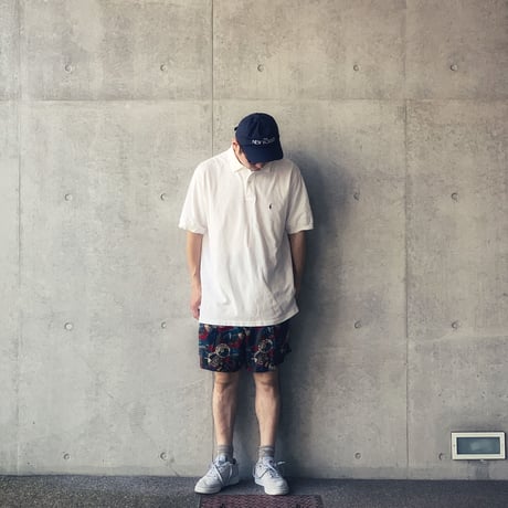 [W34] POLO 2tuck shorts_made in USA_80-90s vintage_no.42