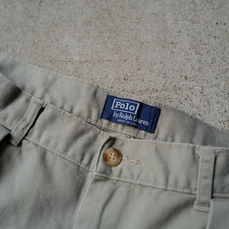 [W33 L30] POLO CHINO PANTS 2tuck_80-90s vintage_no.19
