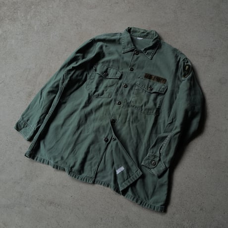 ［ 18 / XXL fit］USARMY Olive Green Shirts_no.6