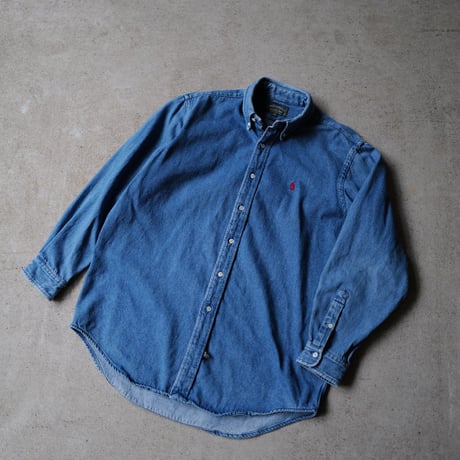 ［L］POLO COUNTRY Denim SHIRTS_80-90s vintage