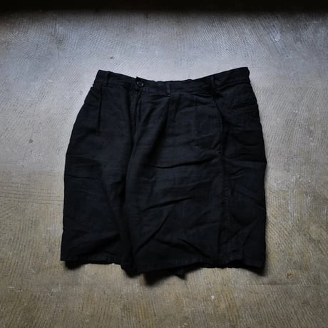 ［W36］Super Black_Linen SHORTS by Polo Ralph Lauren_no.32
