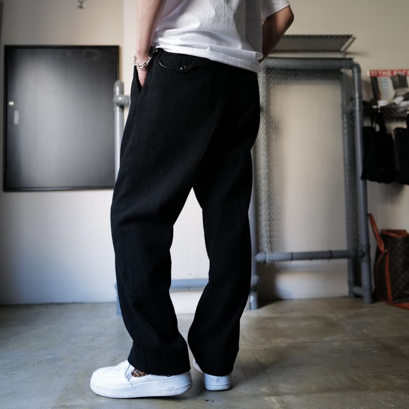 【最終価格】anytee Officer Pants BKチノ anytee classics] Officer Pants_Black Chino | a