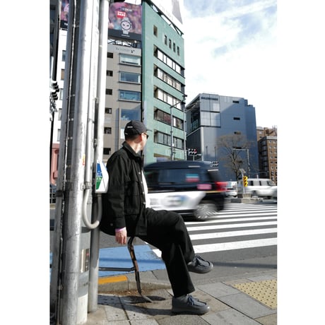 [anytee classics] Officer Pants_Black Chino
