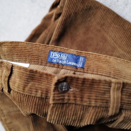 [W34 L30] POLO 2tuck CORDUROY PANTS_90s vintage