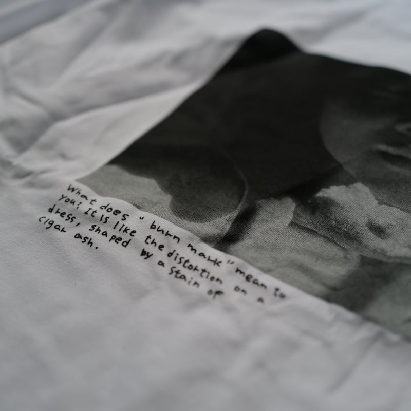 anytee Girls' Photo LongTee Gray rib ロンT