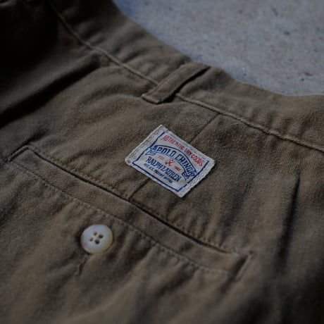 [W34 L30] VINTAGE POLO CHINO 2tuck Pants_no.7