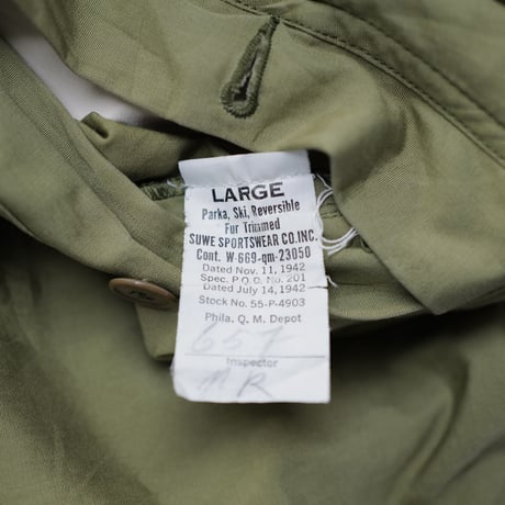 ［L］USARMY Mountain with coyote fur_used_no.35