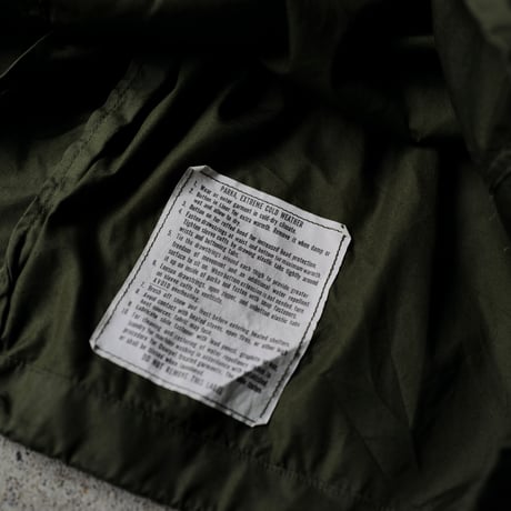 ［M］m65 parka_mini tag model_deadstock_no.132