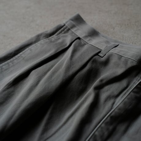 ［W34 L30］VINTAGE POLO CHINO 2tuck PANTS_Military Olive_no.4