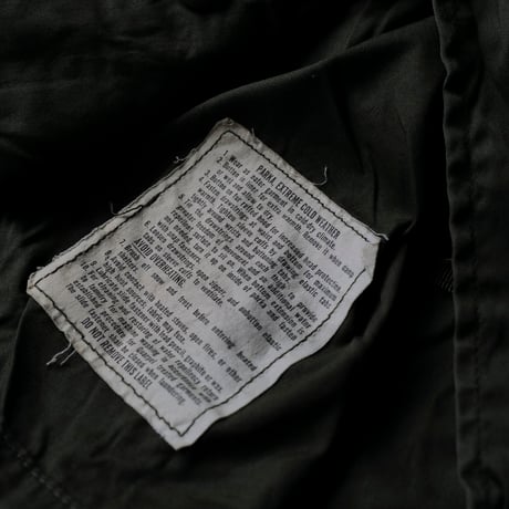 ［M］m65 parka_mini tag model_deadstock_no.102