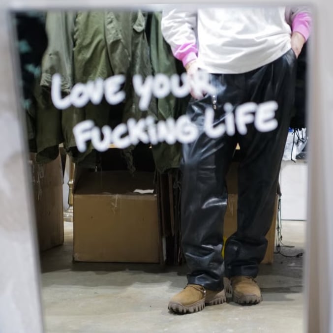 Fragments of Vintage Leather_Officer Pants | an