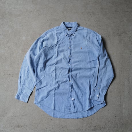 ［XL］USA Button Down Shirt by Ralph Lauren_chambray_80-90s vintage_no.3