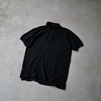 ［L］Super Black_VINTAGE POLO SHIRT_made in USA_no.03