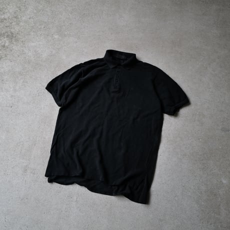 ［L］Super Black_VINTAGE POLO SHIRT_made in USA_no.03
