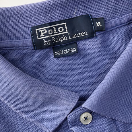 ［XL］POLO SHIRT_MADE IN USA_80-90s vintage_no.24