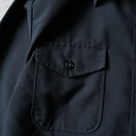［16 1/2 XL fit］U.S.NAVY Black Shirt_deadstock_no.16
