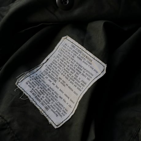 ［M］m65 parka_mini tag model_deadstock_no.7