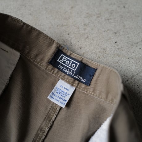 [W34 L32] POLO CHINO 2tuck PANTS_90s vintage_no.5