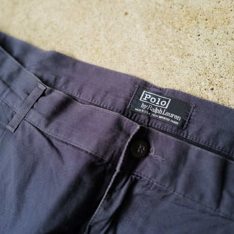 [W38 L29] POLO CHINO 2tuck_80s vintage