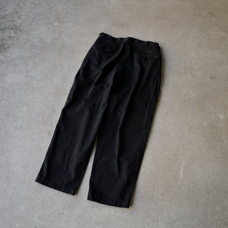 [W34 L29] Super Black_VINTAGE POLO 2tuck Pants_no.10