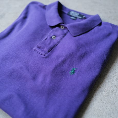 ［XL］POLO SHIRT_MADE IN USA_80-90s vintage_no.39