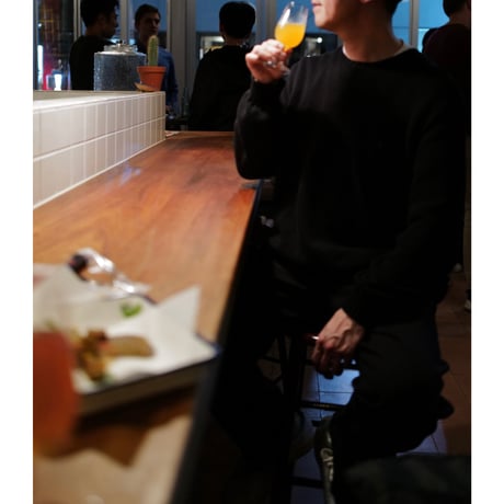 ［XXL］Vintage Polo Cotton Knit_Black