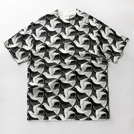 [L] Escher Silk Screen All Print 90s TEE_deadstock
