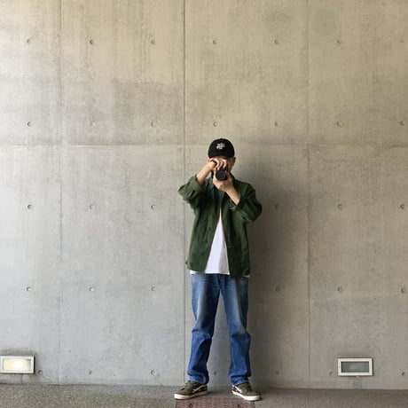 ［XL fit］USMC Olive Green Shirts_First Model_no.6