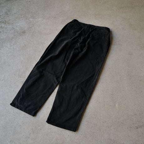 [W34 L31] Super Black_VINTAGE POLO CHINO 2tuck Pants_no.10