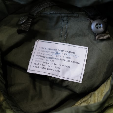 ［M］m65 parka_fullset_1970's_deadstock_1970's_no.3