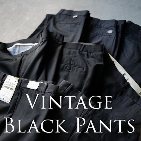 ［W34 L34］Levi's Tapered Slacks_ Black_deadstock