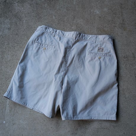 [W40] POLO CHINO SHORTS 2tuck_80-90s vintage