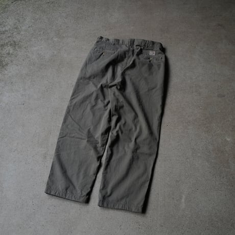［W36 L30］VINTAGE POLO CHINO 2tuck PANTS_Military Olive_no.3