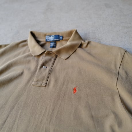 ［XL］POLO SHIRT_MADE IN USA_80-90s vintage_no.21