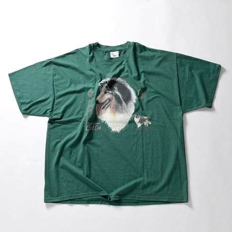 ［XXL］Dog Tee_90s vintage