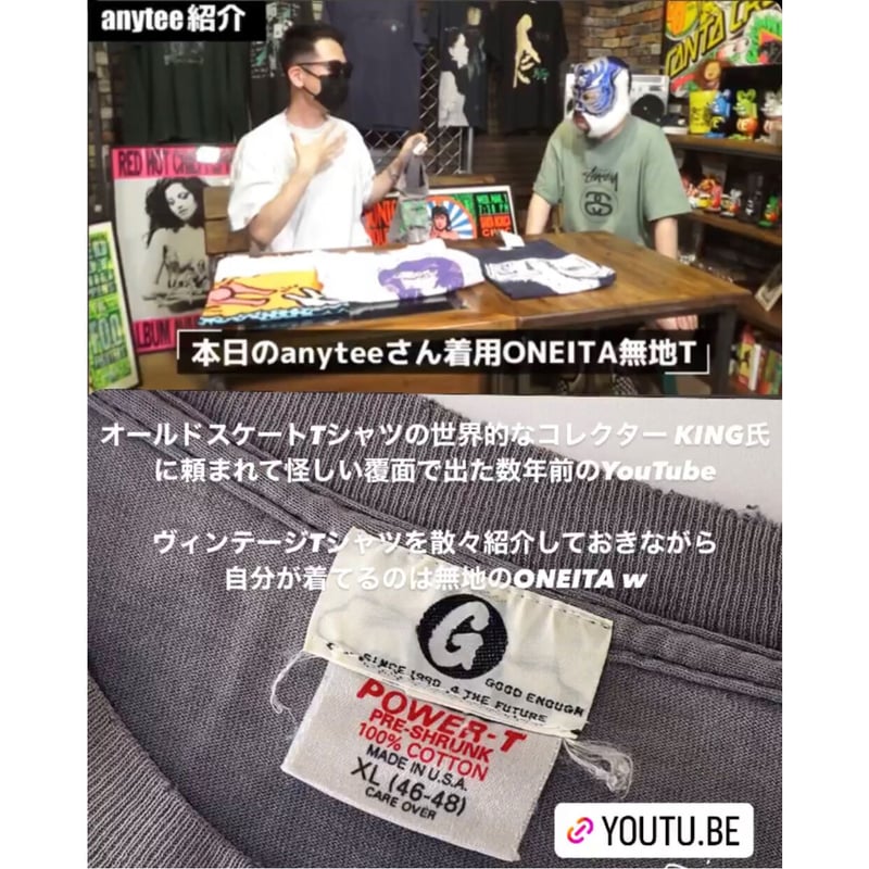 ONEITA®︎ POWER-T_made in USA_90's deadstock | a ONEITA®︎ POWER-T_made in USA_90's deadstock | a