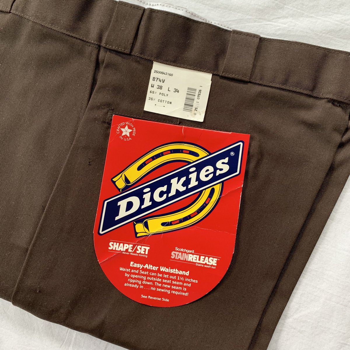 デッドストック！80s Dickies チビタグ ポプリン W38メンズ