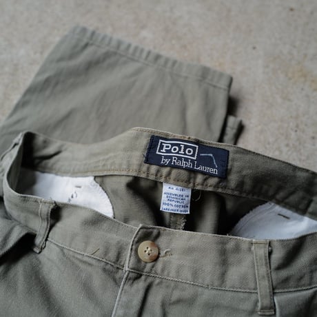 [W34 L31] POLO CHINO PANTS 2tuck_90s vintage_no.12
