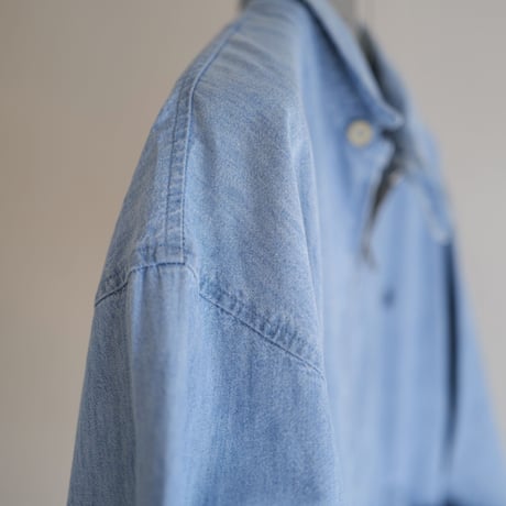 ［L］Old POLO_80s vintage_chambray jacket