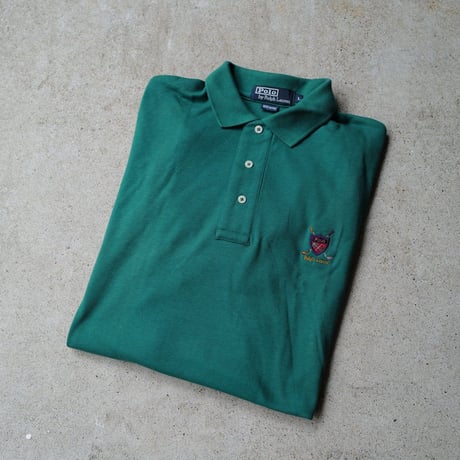 ［L］POLO SHIRT_MADE IN USA_80-90s vintage_no.27