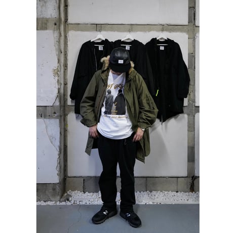 ［L］m48 parka with stencil