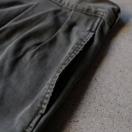 [W34 L30] VINTAGE POLO CHINO 2tuck PANTS_Military Color_no.2