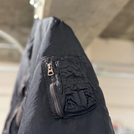 "Super Black" Shrink MA-1_Black Rib