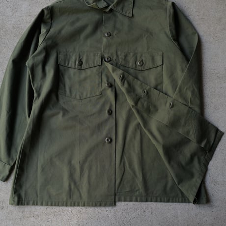 ［XL (16 1/2)］USARMY Olive Green Shirts_deadstock_no.13