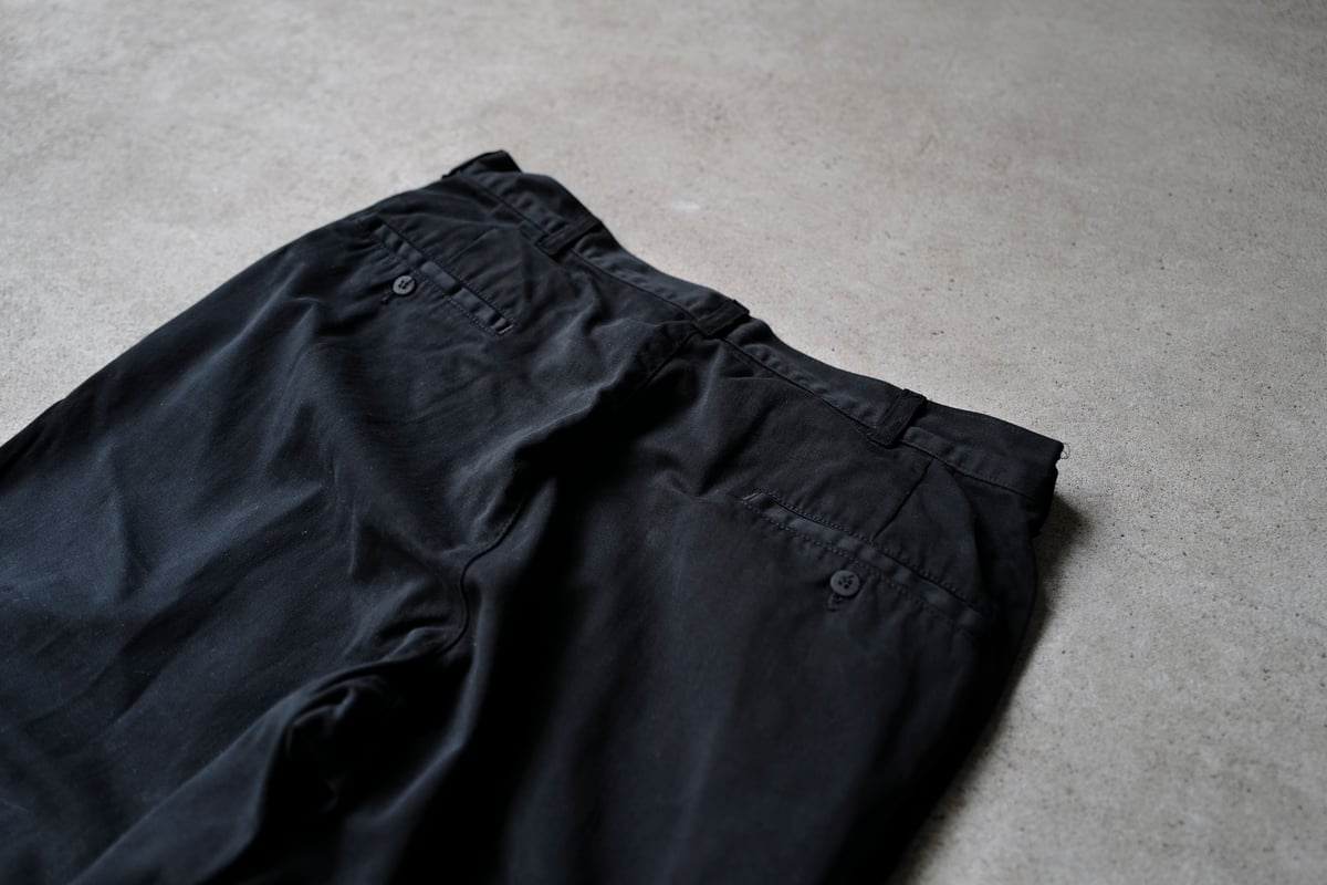 W35 L30] Super Black_VINTAGE POLO CHINO 2tuck