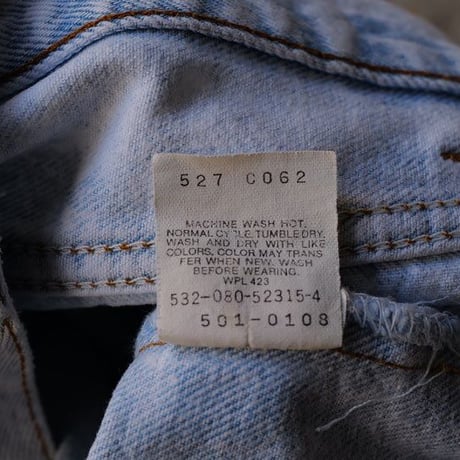［W31 L32］Levi's 501 Acid Wash Blue